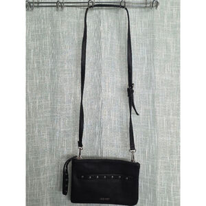 Women's Nine West Black Crossbody Bag Small Faux Leather‎